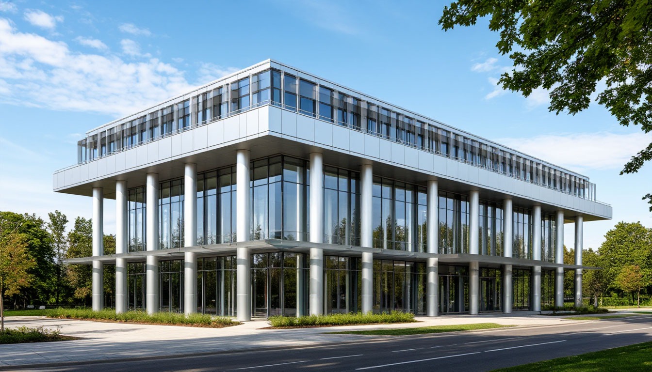 Облицовка колонн кассетами из алюминия и композитной панели Облицовка колонн кассетами из алюминия и композитной панели